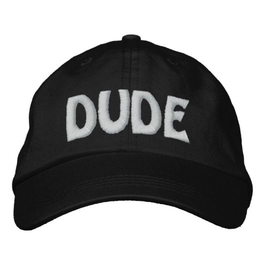 CASQUETTE BRODÉE DUDE (Devant)