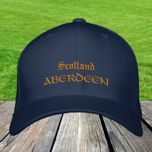 Casquette Brodée Ecosse & ABERDEEN mode / Patriotes écossais