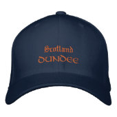 Casquette Brodée Ecosse & DUNDEE mode / Patriotes écossais (Devant)