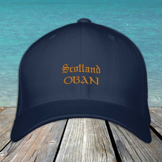 Casquette Brodée Ecosse & mode OBAN / Patriotes écossais
