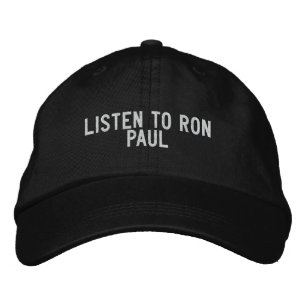CASQUETTE BRODÉE ÉCOUTEZ RON PAUL