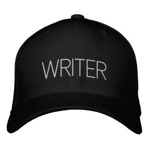 CASQUETTE BRODÉE ÉCRIVAIN