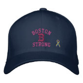 Casquette Brodée Édition forte de ruban de Boston (Devant)