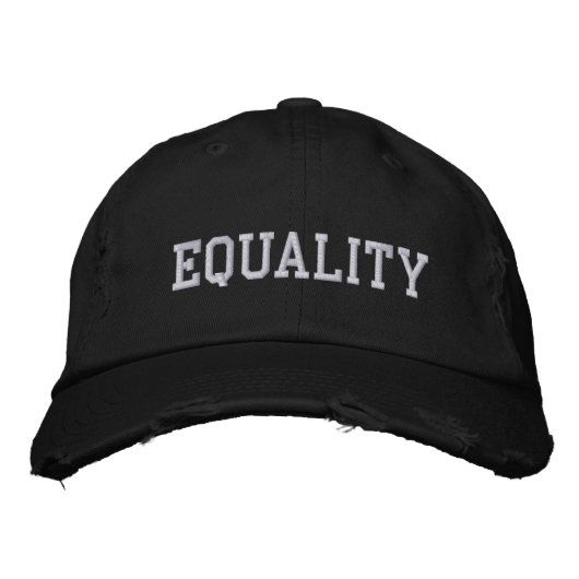 CASQUETTE BRODÉE ÉGALITÉ (Devant)