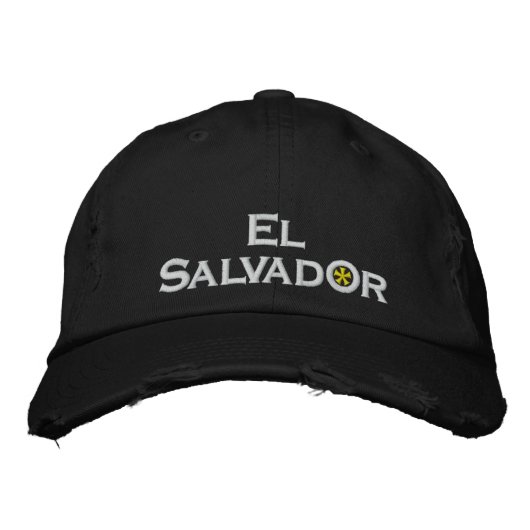 Casquette Brodée El Salvador (Devant)
