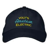 Casquette Brodée Électrique amateur de Volt (Devant)