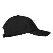 Casquette Brodée Elégant Deux mille 2000 noir brun (Droite)