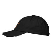 Casquette Brodée Elégant Deux mille 2000 noir brun (Gauche)