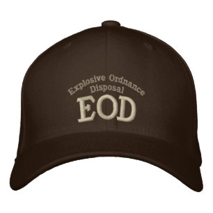 Casquette Brodée Élimination des munitions explosives, EOD