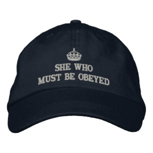 Casquette Brodée Elle qui doit être obéie