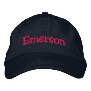 Casquette Brodée Embroidered base-ball Cap Navy Hot Pink