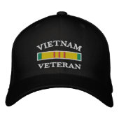 Casquette Brodée Embroidered HVietnam Veteran hat (Devant)