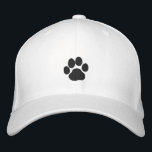 Casquette Brodée Empreinte de patte de chien | Cool Canine Lover's<br><div class="desc">casquette Empreinte de patte pour amoureux de les chiens. Casquette brodé de qualité, idéal pour les sauveteurs de chiens, les amateurs de sports canins, les promeneurs de chiens et les maîtres-chiens. Fait un cadeau amusant pour les mamans et les papas de chien. Visitez Jenn's Doodle World pour plus de casquettes...</div>