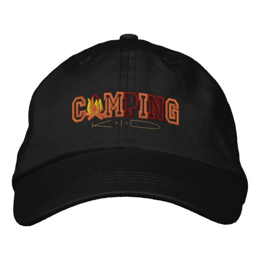 Casquette Brodée Enfant de camping (Devant)