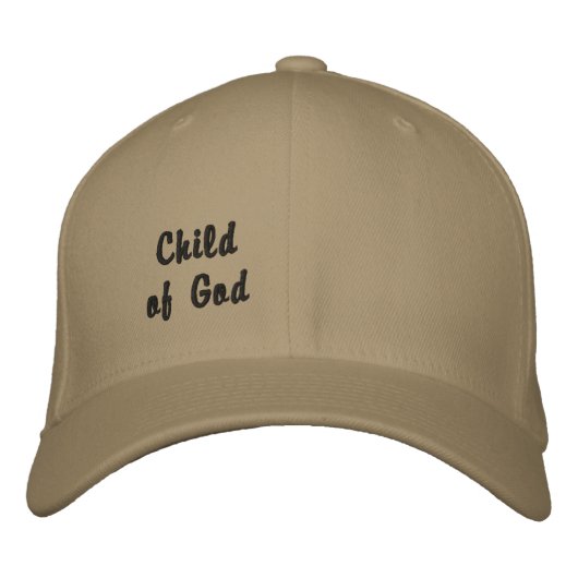 Casquette Brodée Enfant de Dieu (Devant)