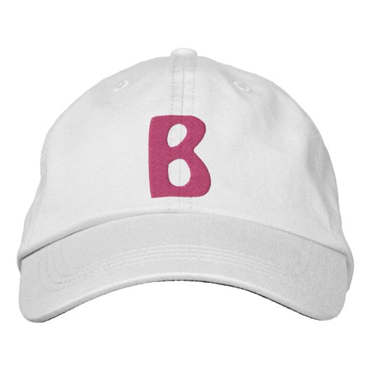 Casquette Brodée Enfants "B" (Devant)