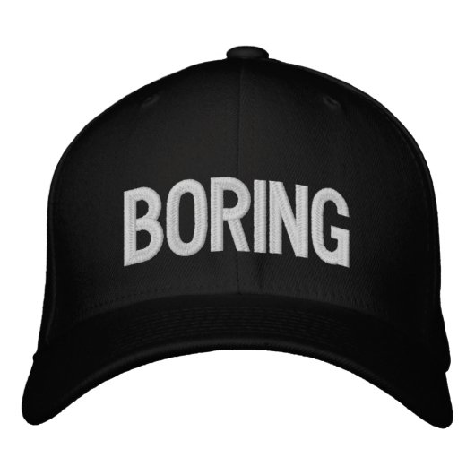 Casquette Brodée ennuyeux (Devant)
