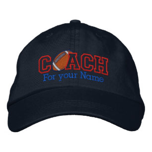 Casquette Brodée Entraîneur de football personnalisé avec votre nom