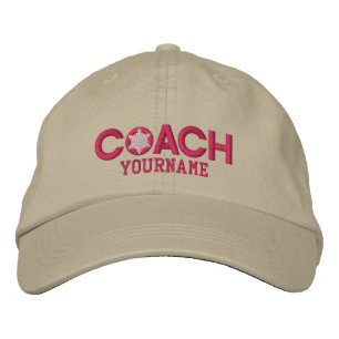 Casquette Brodée Entraîneur Personnalisé Snowflake Rose Féminin