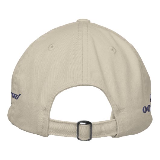 Casquette Brodée Entrepreneur général (Dos)