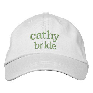 Casquette Brodée Épouse blanche