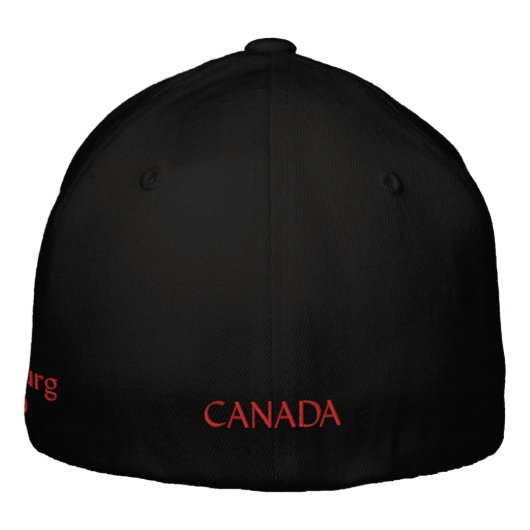Casquette Brodée Équipe Canada (Dos)