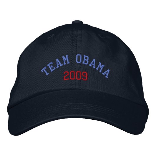 Casquette Brodée Équipe Obama 2009 (Devant)