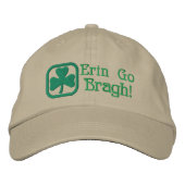 Casquette Brodée Erin Go Bragh ! (Devant)