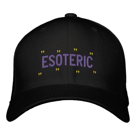 Casquette Brodée Ésotérique (Devant)