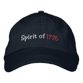 Casquette Brodée Esprit de 1776 (Devant)