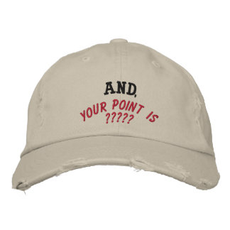 CASQUETTE BRODÉE ET, TON POINT EST ? ? ? ? ? ? ?