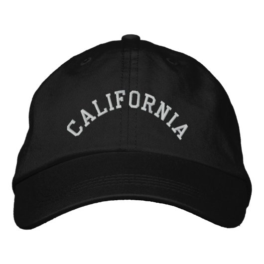 Casquette Brodée État de Californie brodé (Devant)