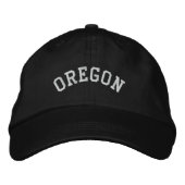 Casquette Brodée État de l'Oregon brodé (Devant)