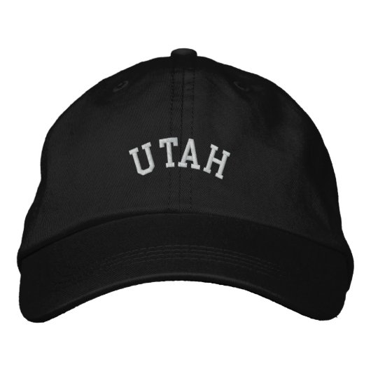 Casquette Brodée État de l'Utah brodé (Devant)