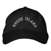 Casquette Brodée État de Rhode Island brodé (Devant)