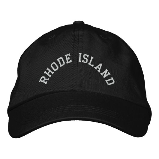 Casquette Brodée État de Rhode Island brodé (Devant)