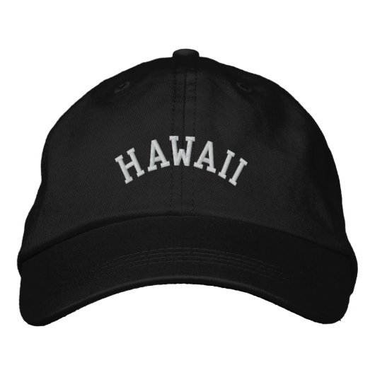 Casquette Brodée État d'Hawaii brodé (Devant)