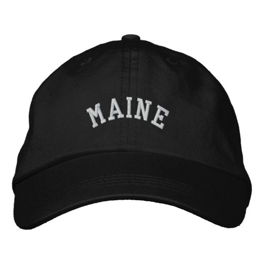 Casquette Brodée État du Maine brodé (Devant)