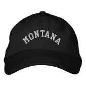Casquette Brodée État du Montana brodé (Devant)