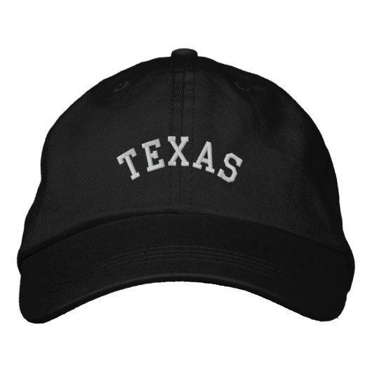 Casquette Brodée État du Texas brodé (Devant)