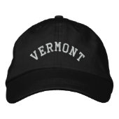 Casquette Brodée État du Vermont brodé (Devant)