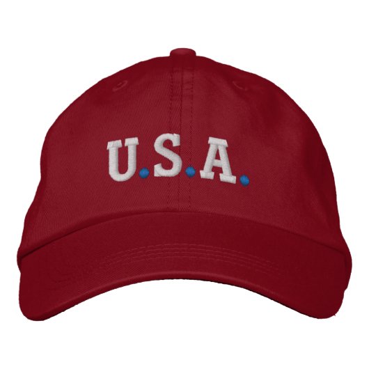 Casquette Brodée États-Unis (Devant)