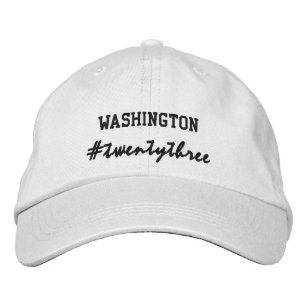 Casquette Brodée Etats-Unis Washington Hashtag 2023