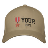 Casquette Brodée Étoile de bronze OEF (Devant)