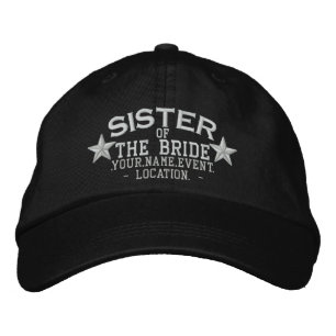 Casquette Brodée Étoiles personnalisées Soeur de la Broderie de mar