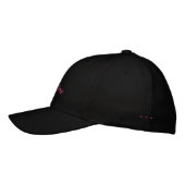 Casquette Brodée Express Love Romantic Text Printed Black-Hat  (Gauche)