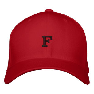 Casquette Brodée F Femme Princesse Monogramme initial Lettre Casque