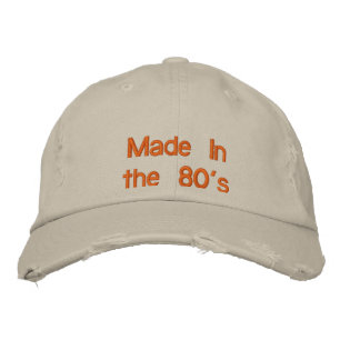 Casquette Brodée Fabriqué dans les années 80
