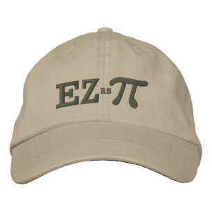 Casquette Brodée Facile comme tarte avec Pi