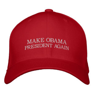 Casquette Brodée FAITES PRÉSIDENT AGAIN d'OBAMA - hasard d'atout